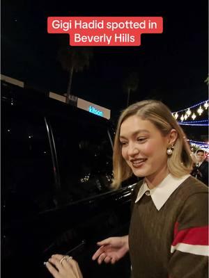 I met Gigi Hadid and asked her about Bradley Cooper ❤️#gigihadid #beverlyhills 