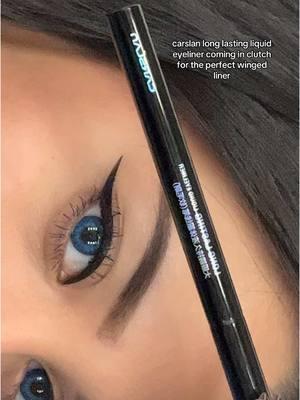 @carslan_us big eyes long lasting liquid eyeliner doing its thing 😌💅🏻🪽#carslan #carslaneyeliner #liquidliner #liquideyeliner #wingedeyeliner #wingedliner #linertutorial #wingedlinertutorial 