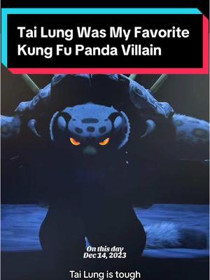 Tai Lung was personally my favorite villain in the kung fu panda movies. I really wish we wouldve seen him and Shifu interact in 4. #kungfupanda #kungfupanda4 #tailung #dreamworks 