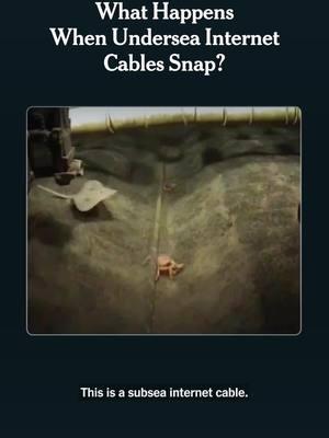 The internet is made up of hundreds of cables crossing the floors and the canyons of the earth’s oceans. So what happens when the cables snap? James Glanz, an investigative reporter for The New York Times, explains what could go wrong with subsea internet cables and how these cables get fixed. Read more at the link in our bio. Video by James Glanz, Christina Shaman, James Surdam and Alexandra Ostasiewicz/The New York Times #explained #howitworks #internetcables #TrouSansFond #westafrica #ivorycoast