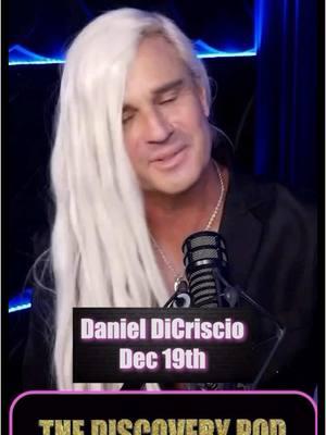 Dec 19th!  12 noon! I am the celeb guest on The Discovery Pod w/Eve with Eve Richards & co-host Tony Blass!  On YouTube!  Tune in! #danieldicriscio #everichards #tonyblass #thediscoverypodwitheve #celebguest #podcastshow #fypシ #podcast 