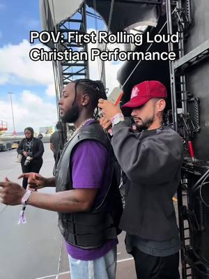 Forever filled with Gratitude to be able to be on the same stage with my brothers praising God and Spreading the Gospel of the Kingdom‼️🙏🏾 #rollingloudmiami #rollingloud #christiantiktok #alexjean 