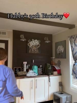 Birthday decorating for my sweet hubs🤍.  #dirtythirthy #hbd #fypシ゚viral #fyp #happybirthday #hubby #folowers #newyork #fypシ #30 #housewife 