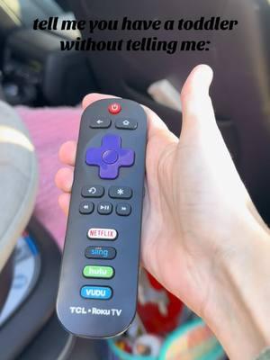 this is such a type B mom thing lol “wheres the tv remote” “oh its in the car in pouch of the backseat”☠️😂 #toddler #toddlermom #toddlersoftiktok #feraltoddler #feralchild #typebmom #girlmom #toddlersbelike #toddlerlife 