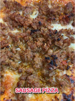 Bossingly bossing sausage pizza #thisisbossinglybossing #pizza #meatloverspizza #homemadepizza 