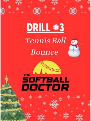 🎄12 Drills of Christmas🎄 Drill #3: Tennis Ball Bounce If you struggle with your timing, this drill is for you 💯 Focus on staying in your coil longer.  ❌Do not lunge❌ ✅Change the height of the bounce to mix speeds✅ ✅Great for slappers too✅ @brucebolt.us @archer_bat_company  #softballhitting #softballhittingdrills #softballhittingcoach #hittingcoach #hittingdrills #hittingpost #softballreels #softballtiktoks #creatorsearchinsights #softballtraining #softballswing #softballdoctor #thesoftballdoctor #softballdoctordrills #fyp 