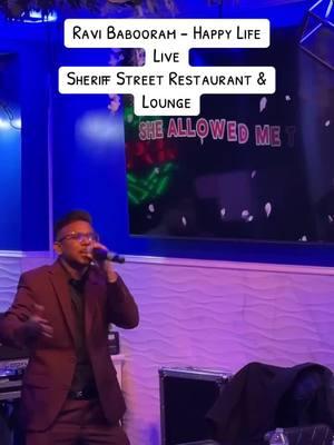 Here’s a short clip of my first performance of Happy Life at Sheriff Street Restaurant & Lounge. #ravibabooram #happywifehappylife #chutneysoca #bigrich #rml #sheriffstreetriddim #nyc #rikkijai #newmusic 