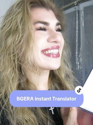 WOW #Bgera this was actually shocking to me, as you can see! 😂😂😂 it translates SO fast, reasonably accurate, and has a wide variety of features like instant translating in VIDEO CALLS EVEN!!!!! So so soooooo AMAZING!!!!!!! #bgeraai #bgera #translation #instanttranslator #georgian #sakartvelo #georgianlanguage #duolingo #languagelearning #bilingual #trilingual #aiforgood #polyglot #traveler #traveltiktok #giftideasfortravelers #giftideas #uniquegiftideas 