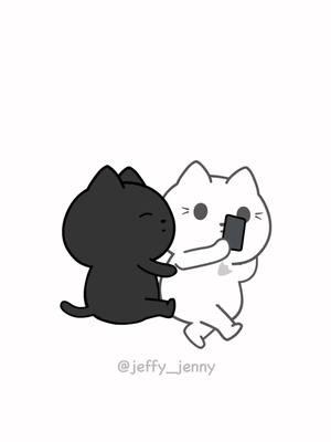 🖤♾️🤍 . . . . . . #Jeffy#Jenny#JeffyJenny#jeffyandjenny#kittens#animation#cartoon#kittylove#animated#catcartoon#animationart#catsofinstagram#cartooncat#kittyanimation#animatedfilm#catlovers#cartoonnetwork#catanimation#cutecats#animatedseries#cartoonkitty#animationlovers#kittenanimation#cartoonlover#catvideos#animationmovie#catlife#cartoonworld#animationdesign#catanimations