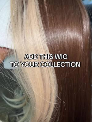 An amazon synthetic 🫣✅, ready to put on glueless!! #coloredwig #amazonwig #wiginfluencer #brownwig #amazonwigunboxing #wigcollection 