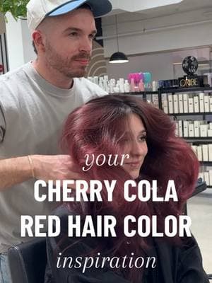 Cherry Cola Red Hair Color #cherrycola #cherrycolahair #cherryredhair #cherryred #redhair #redhaircolor #Alfaparfmilanopro #redhairgirl #redhairdontcare  #denverbalayage #bostonbalayage #balayageboston #bostonhair #bostonhairstylist #haireducation #balayagedenver #denverhair #denverhairstylist #thesalonbeau #hairreels #hairvideos #hairvideo  