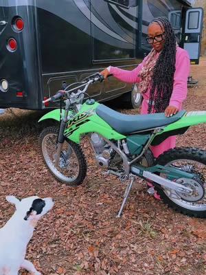 Lucky dog is ready to ride #grandbaby #countrylife #alabama #fyp #motocross #dirtbikeriders #fypシ゚viral #creatorsearchinsights 