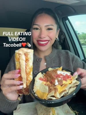 TACOBELL FULL EATING VIDEO!!❤️🌯 PLS FOLLOW MY YOUTUBE I WILL BE POSTING MORE ON THERE!😊❤️ LINK IN BIO❤️#tacobell#tacobellmukbang#grilledcheese#burrito#bigbites#mukbang#mukbangeatingshow#mukbangfoodasmr#foodvideo#foodasmr#foodsounds#eatingvideo#eatingsound#eatwithme#asmr#asmrvideo#asmreating#asmreatingsounds#sauce  