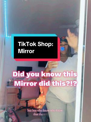 Im loving my daughters lighted mirror! I didnt know it was dimmable! She loves it and so do I! #lightedmirror #dimmablemirror #holidayhaul #tiktokshopholidayhaul #holidaygiftideas  #creatorsearchinsights 