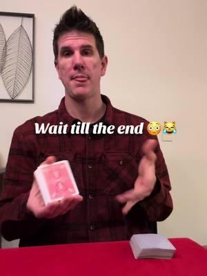 This trainwreck of a card trick presentation gets better as it progresses into a miracle at the end. Sorry kitty! 😭 #magician #cardtrick #wizard #cardmagic #magictrick 