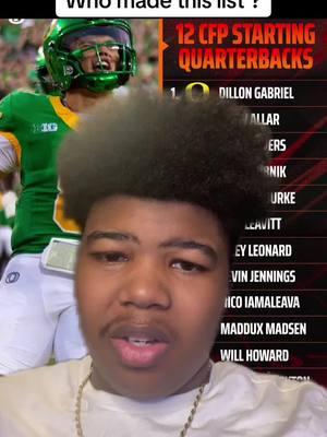 Who made this top 12 college quaterbacks list they need to be fired 😭🤣 #fyp #im23shots #viral #cfb #quinewers #camward #cfb25 #travishunter #greenscreen 