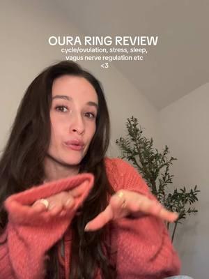 long overdue & highly requested in depth review of miss oura girllll!! tracking your cycle + ovulation, basal body temp, hrv balance, vagus nerve regulation, stress, etcccc 💘💘  #ouraringreview #ouraring #ovulation #femalecycle #wellnesstips #sleepquality #femalehealth 