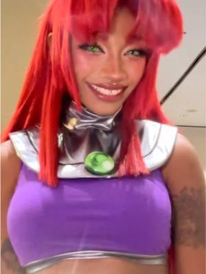 New star wig just dropped hehe #starfirecosplay #starfire #dccomics #starfire 