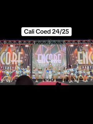 Cali Coed 🖤💙 #cheer #cheerleading #allstarcheer #explorepage #cheerisasport #cheerleadingworlds #californiaallstars 