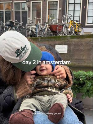 day 2 in amsterdam — a cozy day, beating jet lag, a canal tour, exploring the cafes, and having a cozy night in.  after traveling 17 hours, a slow day of exploring was necessary!  if you are planning a trip near or far, i would love to help ease any worry about your journey there! i am happy to answer any family/baby travel questions! comment and lmk how i can help (packing lists, baby travel must haves,  travel strollers, etc)🫶 #travelvlog #traveldiary #babytravel #familytravels #familytravels #amsterdam #amsterdamtravel