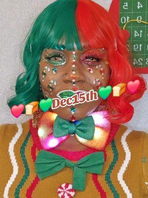 Dec 15 Day 5 from MoE's 25dayz of Christmas Challenge 2024 ❤️🍞💚Gingerbread Lady💚🍞❤️ #transition #makeuptransition #outsidetransition #faceart #facejewels #glittermakeup #creativemakeup #faceartmakeup #25daysofchristmaschallenge #25daysofchristmas #25daysofchristmasmakeup #25daysofchristmasoutfits #25days #countdowntochristmas #christmascountdown #December2024 #December #Christmas #Christmas2024 #merrychristmas #fitcheck #outfitoftheday #Gingerbread #gingerbreadlady #redandgreenhair #redandgreen #halfandhalfhair #halfandhalf #halfandhalfmakeup #redandgreenmakeup #gingerbreadtheme #gingerbreadlife #sweaterweather #sweaterdress #christmassweaterdress #christmassweater #dec15th #day15 #missfierce 