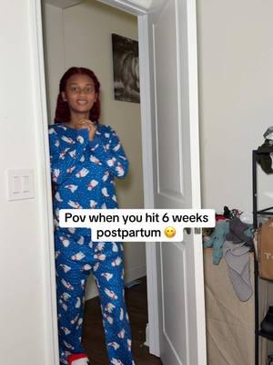 Did you wait the full 6 weeks? We will not confirm or deny if we waited or not 🥴  #6weekspostpartum #relatable #momanddad #newbornbaby #thewaitisover #parents #thatfamily 