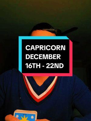 CAPRICORN ♑️ DECEMBER 16TH - 22ND TAROT READING  #capricorn #capricorntarot #capricorntarotreading #capricornsun #capricornmoon #capricornrising #capricornzodiac #capricornhoroscope #capricorns #capricornweeklyreading #capricorn♑️ #capricornenergy #capricornreading #capricorngirl #capricorngang 