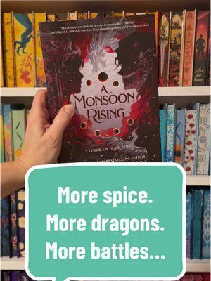 Thank you to @Thea Guanzon 🦋 @William Morrow Books @Storygram Tours for the free copies of these books! . Two hearts circle each other in the eye of the storm in this highly anticipated follow-up to the New York Times bestseller, The Hurricane Wars—prepare for more enemies-to-lovers romance, magical adventures, and political schemes in this Southeast Asian–inspired world. . The stunning DELUXE LIMITED EDITION of A Monsoon Rising features gorgeous sprayed edges with stenciled artwork, as well as exclusive endpapers and special design features. . This breathtaking collectible edition is only available on a limited first print run. The epic sequel delivers on all fronts: More spice (and SO MUCH yearning. More dragons. More world-building. More epic battles . #TheHurricaneWars #AMonsoonRising #TheaGuanzon #HarperVoyager #storygramtours