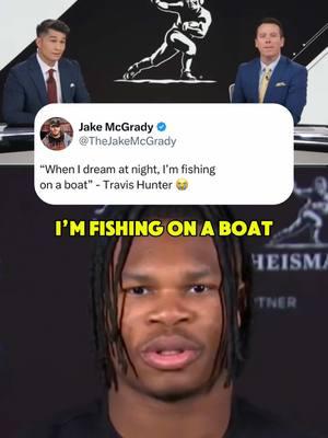 Travis Hunter is a chill fishing guy fr 🤣🎣 (via @ESPN) #travishunter #heisman #travishunter💪🏿 #travishunterclips #travishunteraffect #travishunter12 #travishunteredit #travishunterheisman #deionsanders #coachprime #deionsanders21 #shedeursanders #coloradobuffaloes #buffaloesfootball #coloradofootball #gobuffs #cfb #cfbtiktok #CollegeFootball #collegefootballtiktok #cfbnews #collegefootballfans #heismantrophy #heismanwinner #fishing #fishinglife #fishingtiktoks #fishingtiktok #fishingfun #fishingtok #jakemcgrady 