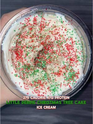 275 calories 47g protein 😋🤤 Little Debbie Christmas Tree Cakes Protein Ice Cream🍦 Original recipe from my E-Book Check out the link in my bio for my Creami E-Book with over 80 recipes like this one! Follow me for more Ninja Creami recipes! #ninjacreami #ninjacreamirecipe #ninjacreamiproteinicecream #ninjacreamitips #ninjacreamiicecream #creami #creamirecipes #proteinrecipes #fitnessrecipes #bestcreamirecipe #easyninjacreamirecipe #fairlifeprotein #fairlife #fairlife #proteindessert #lowcalicecream #lowcalorie #icecream #dessert #fyp #foryou #foodtiktok#weightlosshacks #diethacks #lowcalicecream #bestcreami #creamy #viral #eatingforweightloss #highprotein #highproteinmeals #highproteinrecipes #highproteinsnack #proteinsnack #proteinicecream #highproteindiet #creatorsearchinsights 