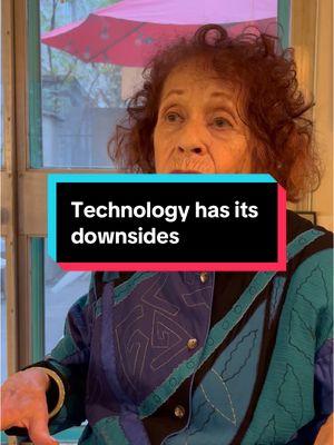 Technology has improved our lives, but not in every way. Like the use of cell phones prevents us from talking to strangers. #anniekorzen #fyp #viralvideo #technology 