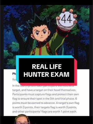 The Real Life Hunter Exam #hxh #hunterxhunter #manga #anime #manganimist