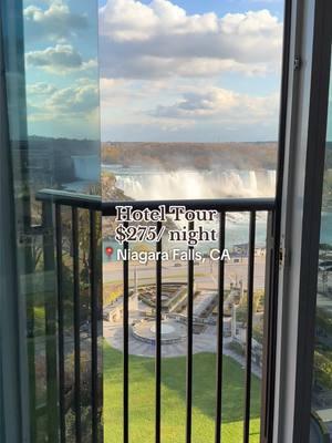 Replying to @Crys O. This is the @Sheraton Hotels Falls View😍  This hotel was more on the pricey side but it was worth it for the view and the location! We were walking distance to the falls, clifton hill, restaurants, casinos, and so on. Highly recommend if you plan on visiting Niagara Falls 🤗 #niagarafalls #sheraton #sheratonhotel #niagarafallscanada #niagara #canadatiktok #canadalife #hotelroom #hotelreview #hotelview #traveltiktok #travelbucketlist #bucketlisttravel #bucketlistvacations #bucketlistadventures 