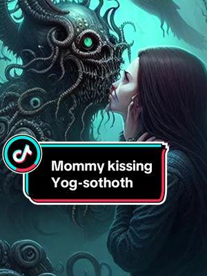 I saw mommy kissing yog sothoth.  #christman #music #lovecraft #horror #dark #spooky #creepy 