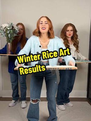 did the FLOWERS turn to rice at the end? 💐❄️ #results #winter 