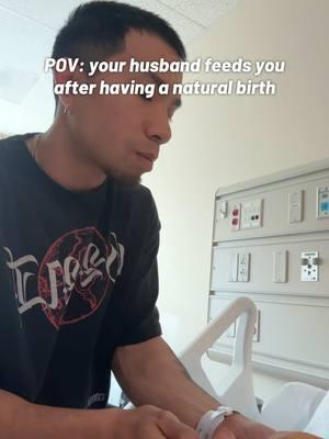 And hubby watched the whole thing😂 #dadsoftiktok #birthstory #MomsofTikTok #momtok #labor #delivery #birthstory #birth #babyboy #laboranddelivery #naturalbirth #noepidural #married #marriage #marriagelife 