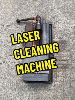 Laser cleaning machine #lasercleaning #machine #lasermachine #rust #rustconsole #laserwelding #business #manufacturer #satisfyingvideo 