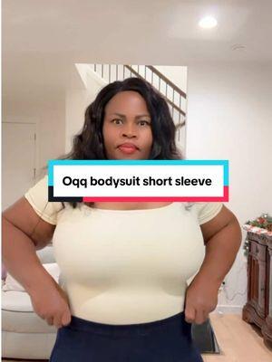 True to size, has a lot of stretch, love this Oqq bodysuit with sleeves #oqq #oqqfashion #oqqfashionwear #bodysuit #oqqbodysuits #shortsleevebodysuit #womenfashion #mademyyear #fashion #viralbodysuit #viralbodysuittiktokshop 