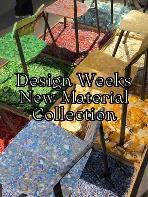 Design week with new materials collections!#materials #new #designweek #funiture #newmaterial #bathroom #interiorideas #homerenvotion #wallart #interior #design #iloverawdecor  #housedecor #designer #decor #tile 