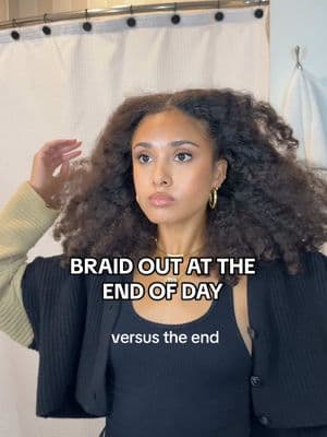 I need to find a way to make this style last more than an hour… #braidout #naturalhair #naturalhairproblems #stretchedhairstyles #braidoutonstretchedhair 