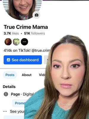 I think I got my fb page back! HUGE thanks to my friend @Your Barefoot Neighbor 🥹 Also, @Jen Hamilton thank you for listening to me vent!  #truecrimemama #tiktokban #savetiktok #fyp 