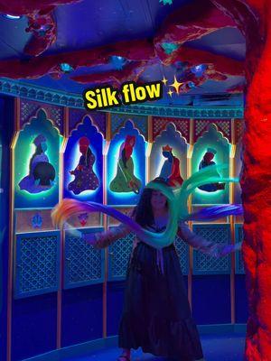 🪭Some silk fan flow @Meow Wolf Houston #meowwolf #meowwolfhouston #htx #fypシ 