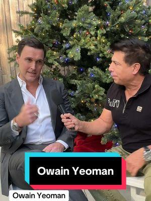 Owain Yeoman @owainyeoman talks about The Everest Foundation and edYOU at the Calaamigo Ranch in Malibu interviewed by Fernando Escovar of ##FabTV##exclusive##fernandoescovar##owainyeoman@@the mentalist ##thementalist@@Calamigos Guest Ranch