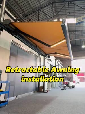 Customized retractable awning production process. #awning #awnings #canopy #sunshade #outdoorliving  #aluminium #install #tottme #tottmetal