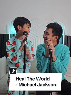 make a little space, make a better place ✨ Heal The World - Michael Jackson | Cover by #KaelLim and Popops @JGL STUDIO  #healtheworld #michaeljackson #KaelAndPopops #song #cover #reels #fy #fyp 