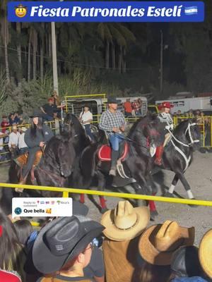 Replying to @📍🇳🇮-🇺🇸  💯  🌴Nica 🤠🇳🇮💙🐎👑🥰Hermosa presentación de @Clary 🇳🇮@La patrona 🥰753 @Nelyenia_official👒💃Luciendo una bella manta pintada a mano 🎨🧑‍🎨@Julio Moreno @Fiestas Patronales Estelí-USA #reyna #foryou #parati #esteli #nicasenmiami #hipica #ranchomiami #nicas #🇳🇮 #chinita #chicheros #nicatiktok #miami #fiestaspatronalesesteli #fiestanica #miami #ranchomiami #fypage #nicaragua #caballos #rancho #fyp 