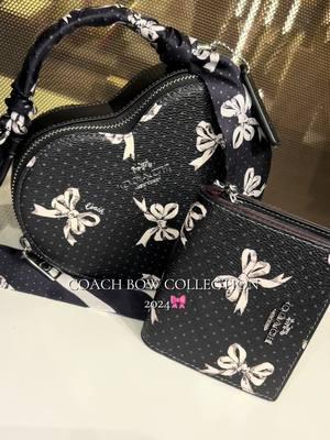 what do you think i went with ? 👀🩷🖤🎀 @Coach #COACH #coachbowbag #coachbowcollection #coachbags #coachny #coachct #bowcollection #bows #coquette #coquetteaesthetic #coachprime #coachoutlet #coach2024 #viralbag #viralcoachbag #shopping #pink #black