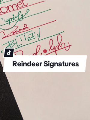 I didn’t pre plan this one so I’m not sure how I feel about it 🥲 I just went with what I felt in the moment 😂 #handwriting #fonts #christmas #reindeer #signature #sign #writing 