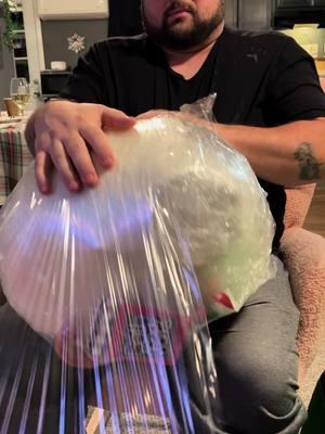 22 Pound Saran Wrap Ball #christmas #2024 #christmasgames #game #familygame #family #fyp #fypシ #foryou #trending #foryou #fypシ゚viral #viral 