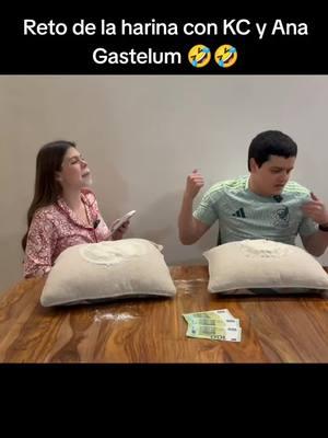 Reto de la harina con KC y Ana Gastelum 🤣🤣#anagastelum #kevincastro #foryourpage #fyp #unitedstates #usa_tiktok 